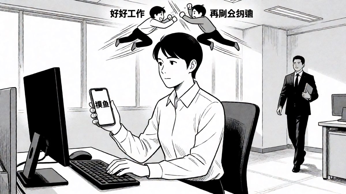 摸鱼与工作的内心战争