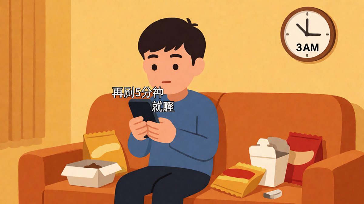 '再刷5分钟'——结果天亮了