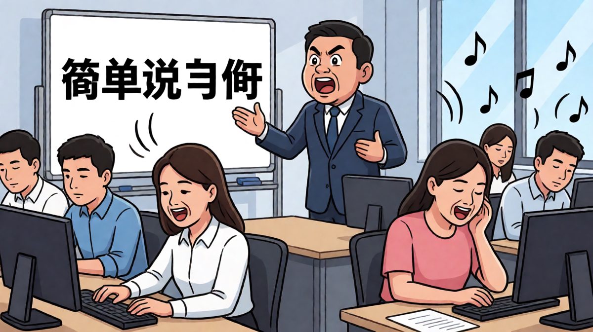 老板：简单说两句。实际：两小时起步