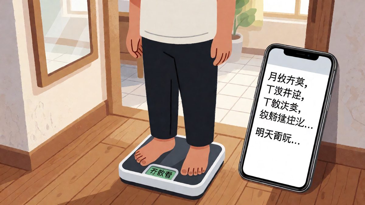 减肥计划：从明天开始（重复第365天）
