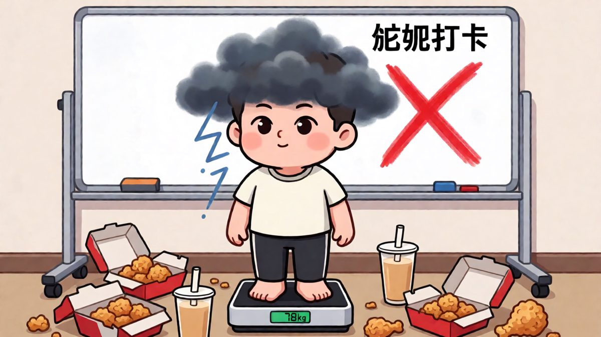 结局：不仅没瘦，还胖了三斤……