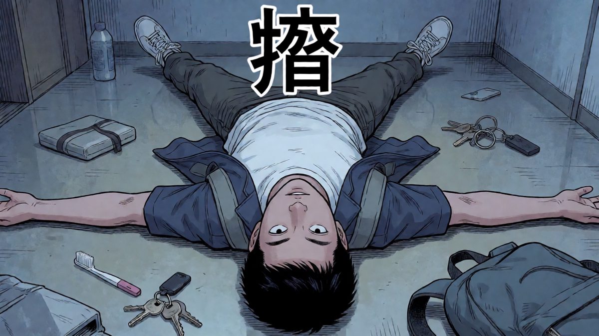 崩溃瘫倒在地，只想安静地做个周末废人