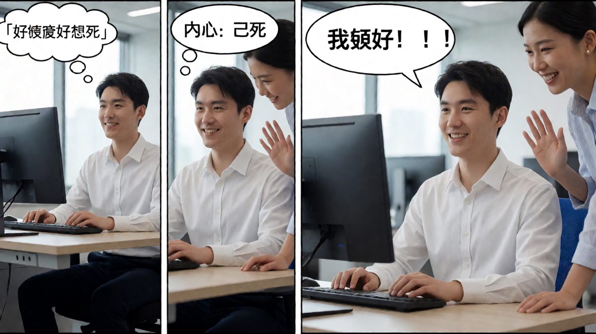 表面上：完美打工人，实际上：人已魂飞