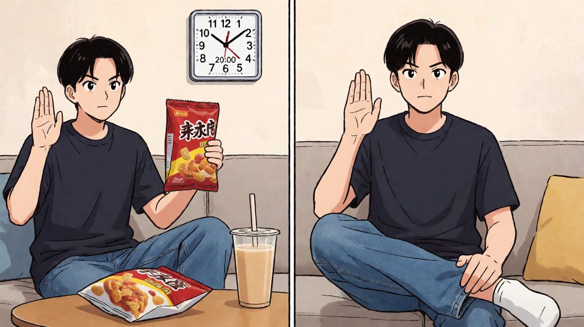 晚上八点，立下减肥Flag