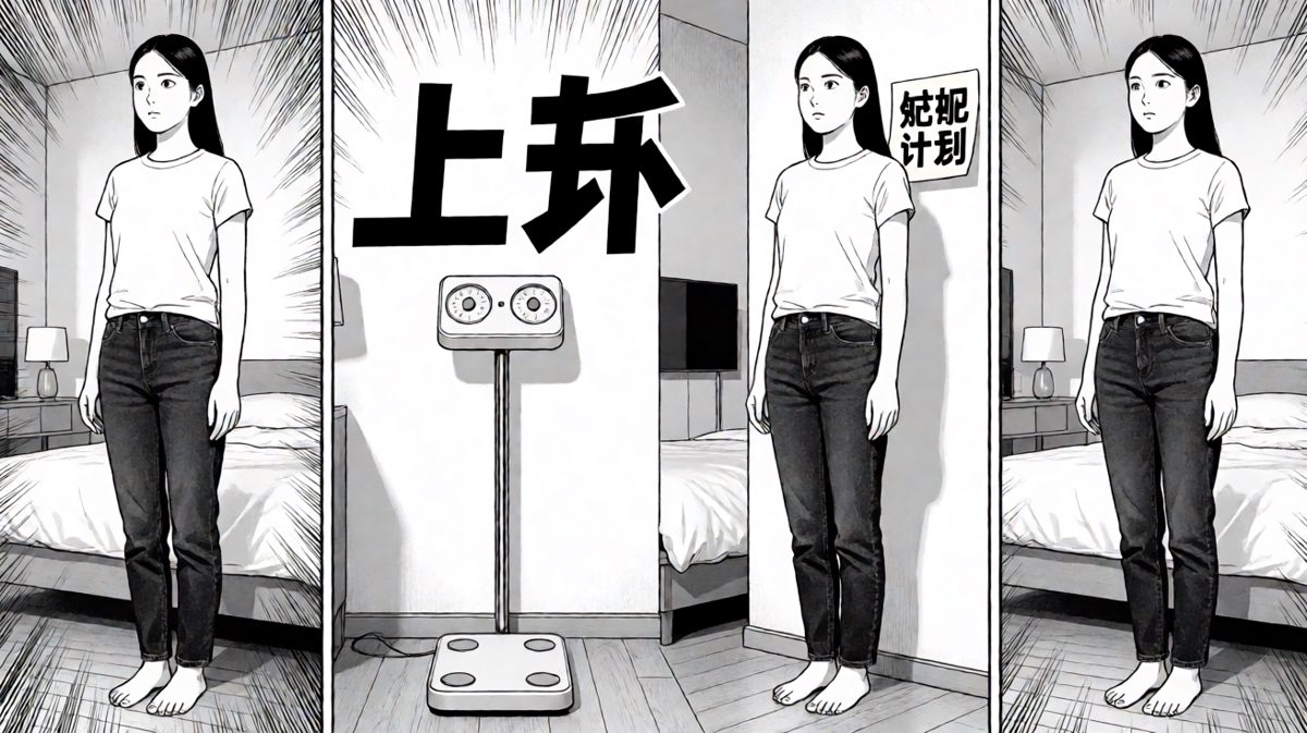 第二天上秤，体重飙升，彻底崩溃