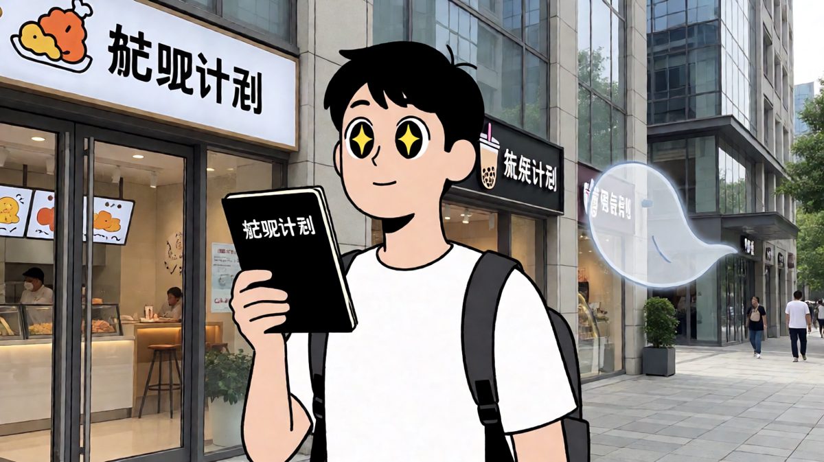奶茶和炸鸡的诱惑让他开始动摇。