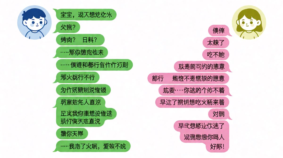「随便」是情侣间最大的谎言
