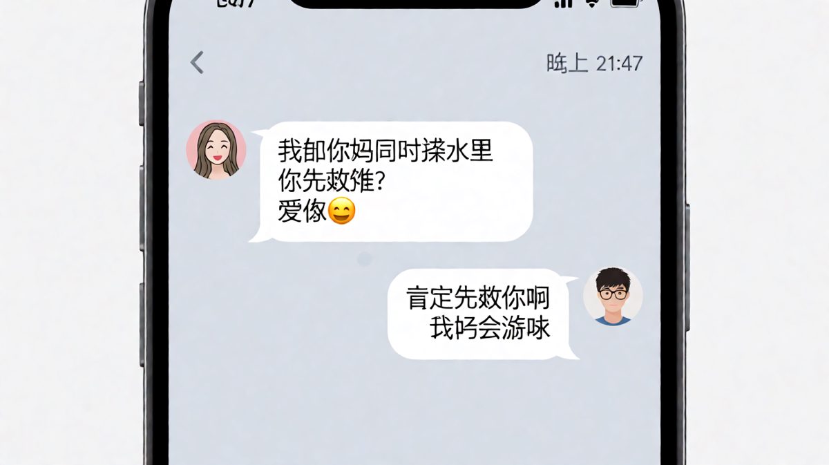 经典送命题反杀：表面深情告白，实则暗藏求生欲