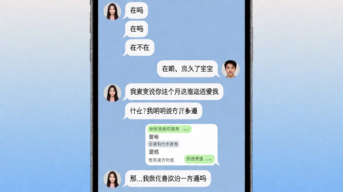 爱的数量焦虑：原来我的深情在她眼里只是敷衍