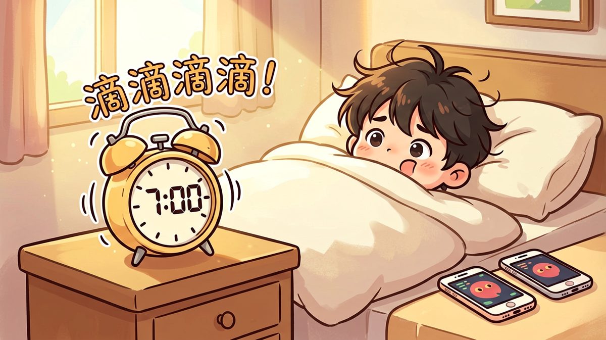 闹钟响了十八遍，被子包依旧纹丝不动。