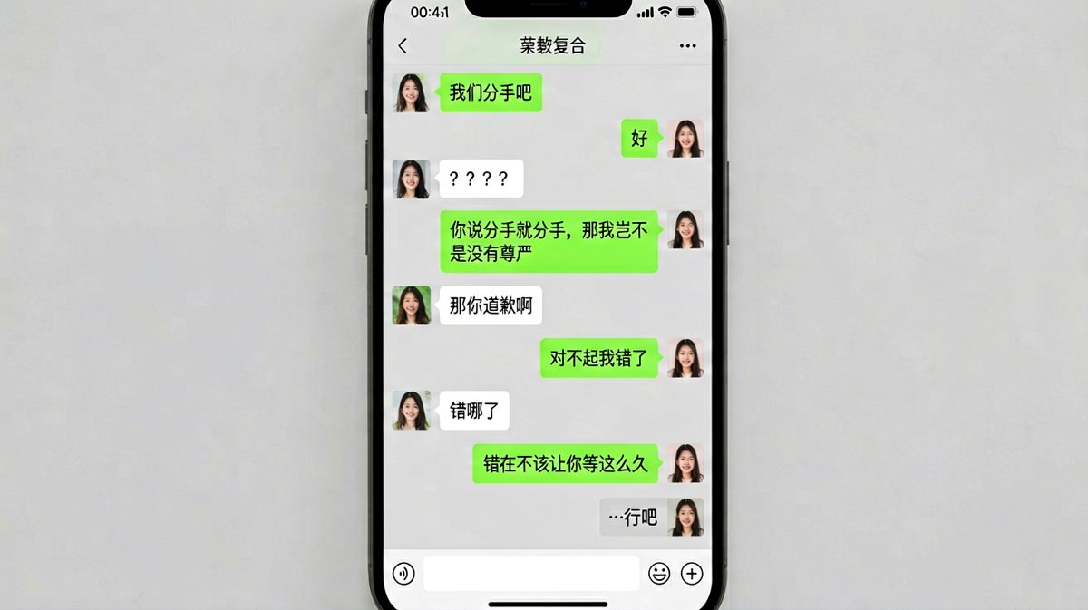 说分手秒答应，结果后悔的是自己——'那还能复合吗'