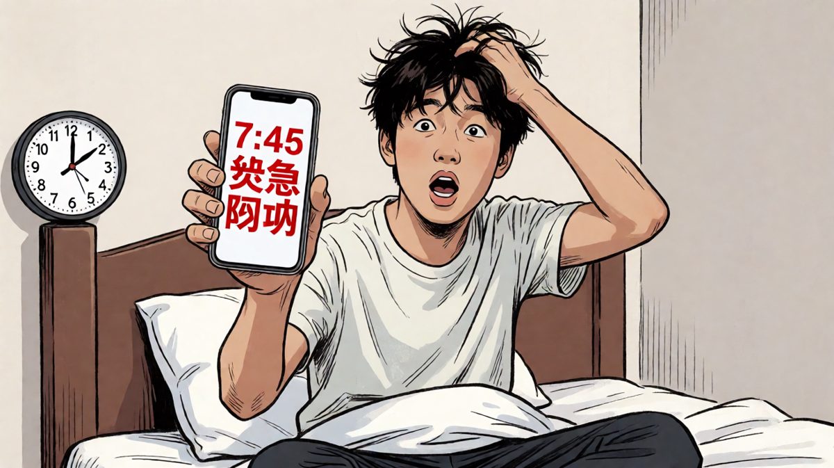 完了完了，要迟到了！