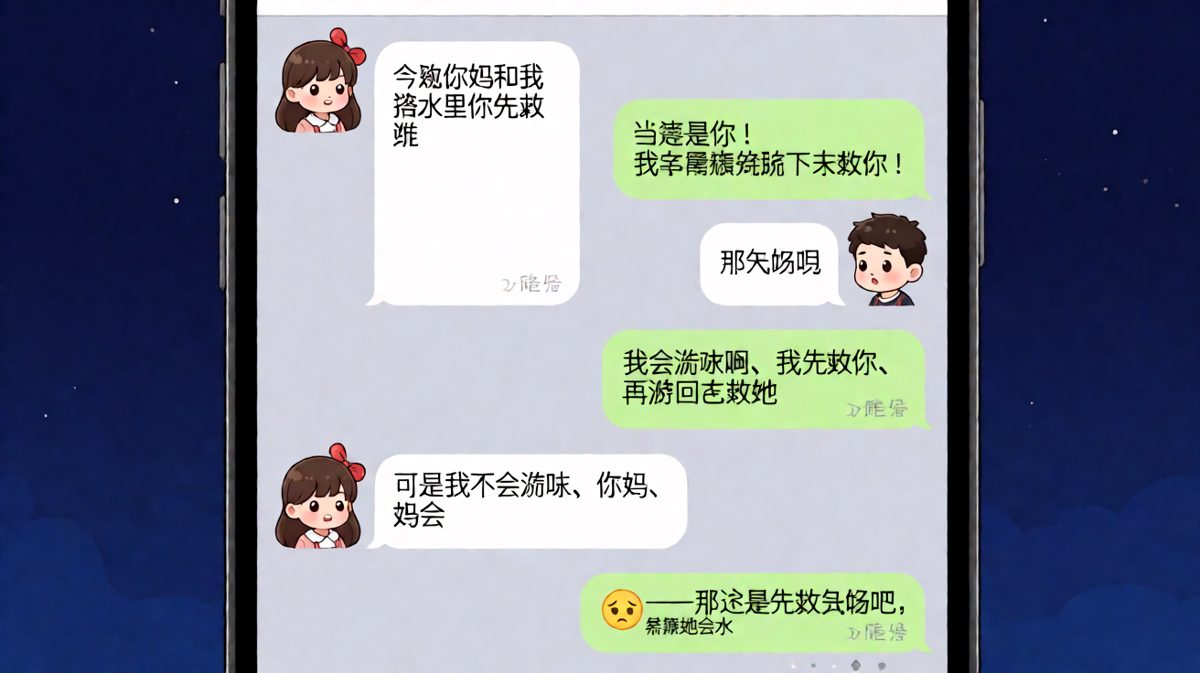送命题变成了选择题，他选了最危险的
