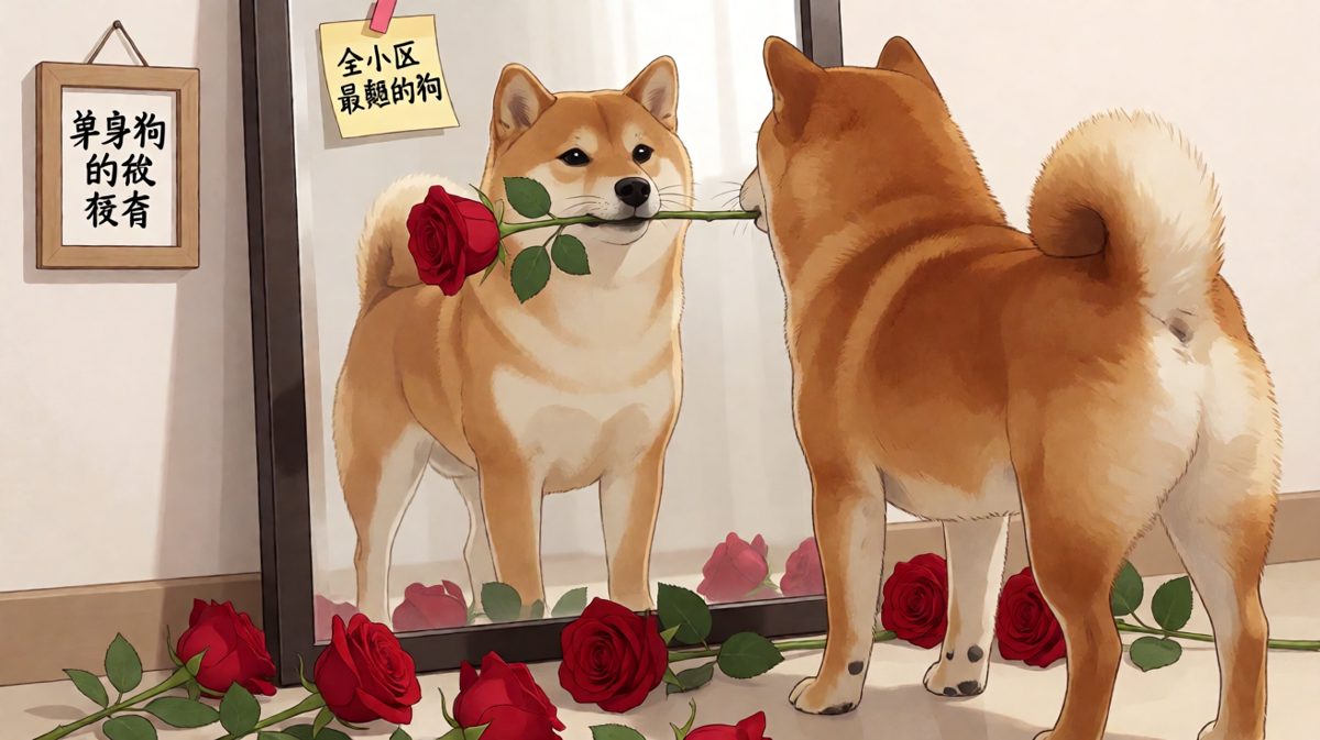 镜子里的帅哥，请问你什么时候来爱我？