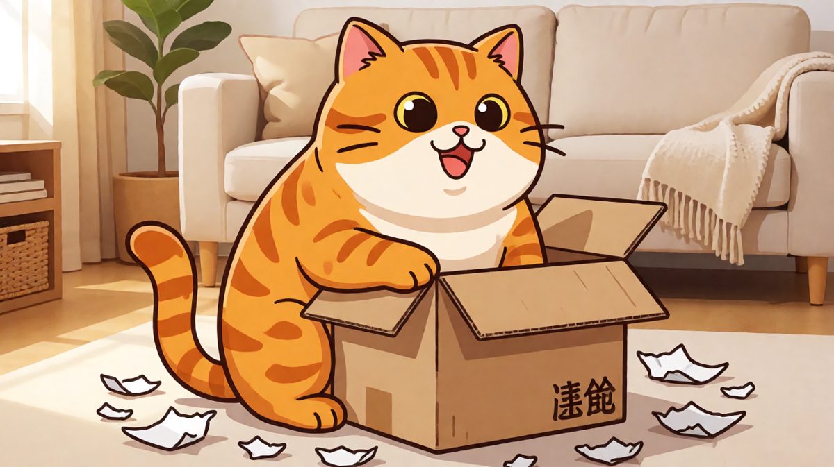 猫：只要我够努力，小盒子也能当轿车开