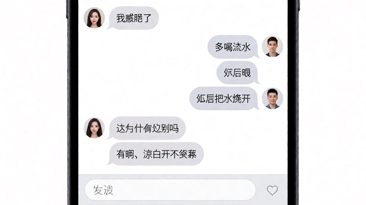 多喝热水的究极进化：男生给感冒女友出了个「无菌版」方案