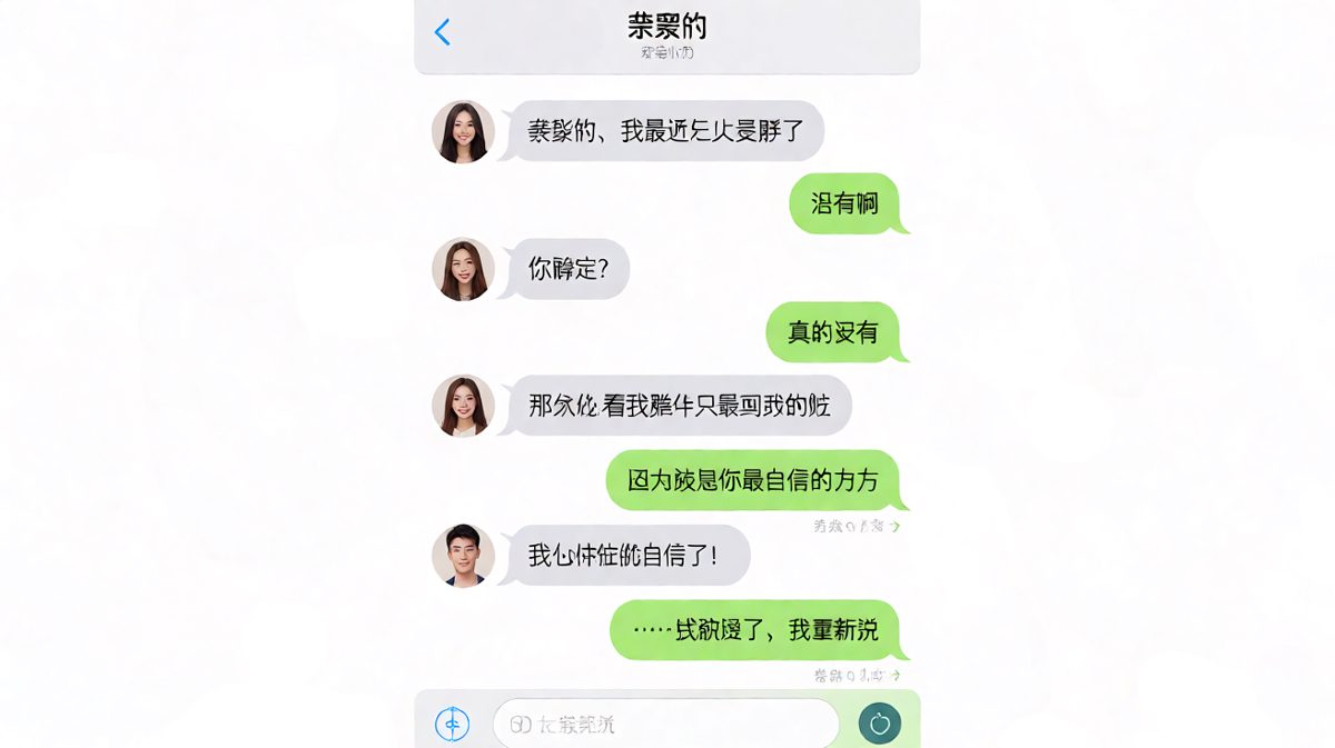 送命题2.0：说没胖还是说只看到脸，两个答案都会死人