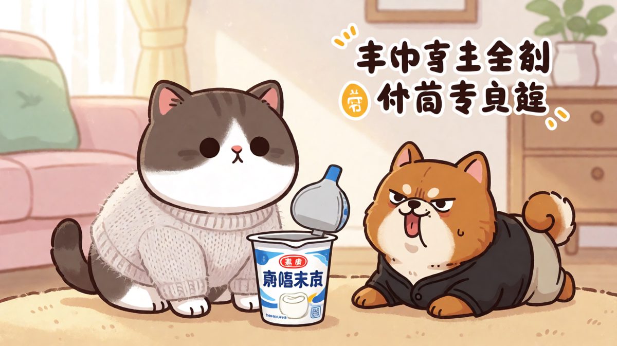 猫：这个……怎么打不开了？！救命！！