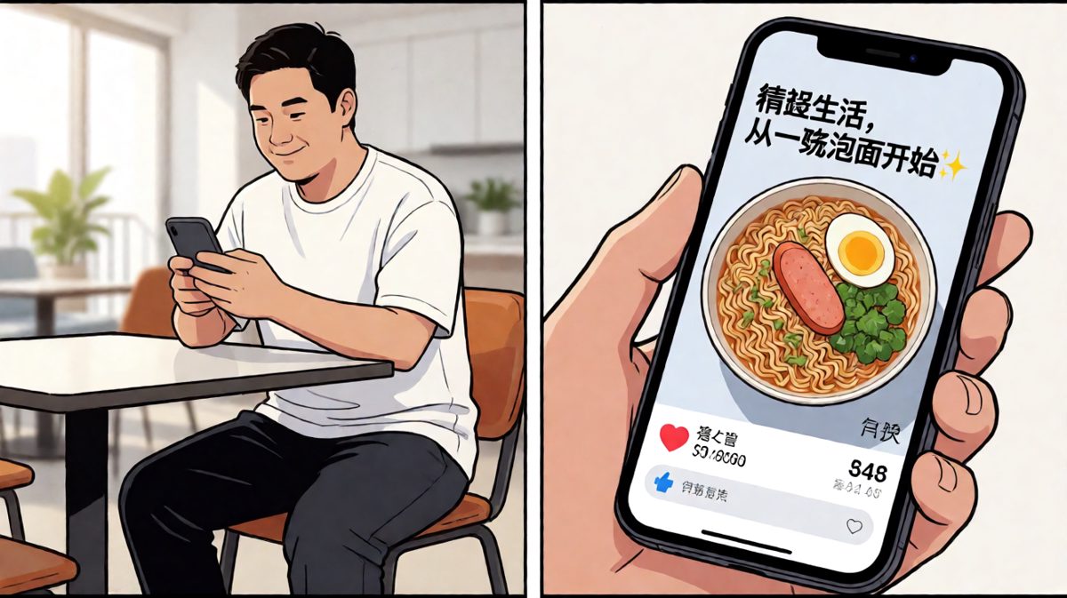 只要P图技术好，泡面也能变米其林