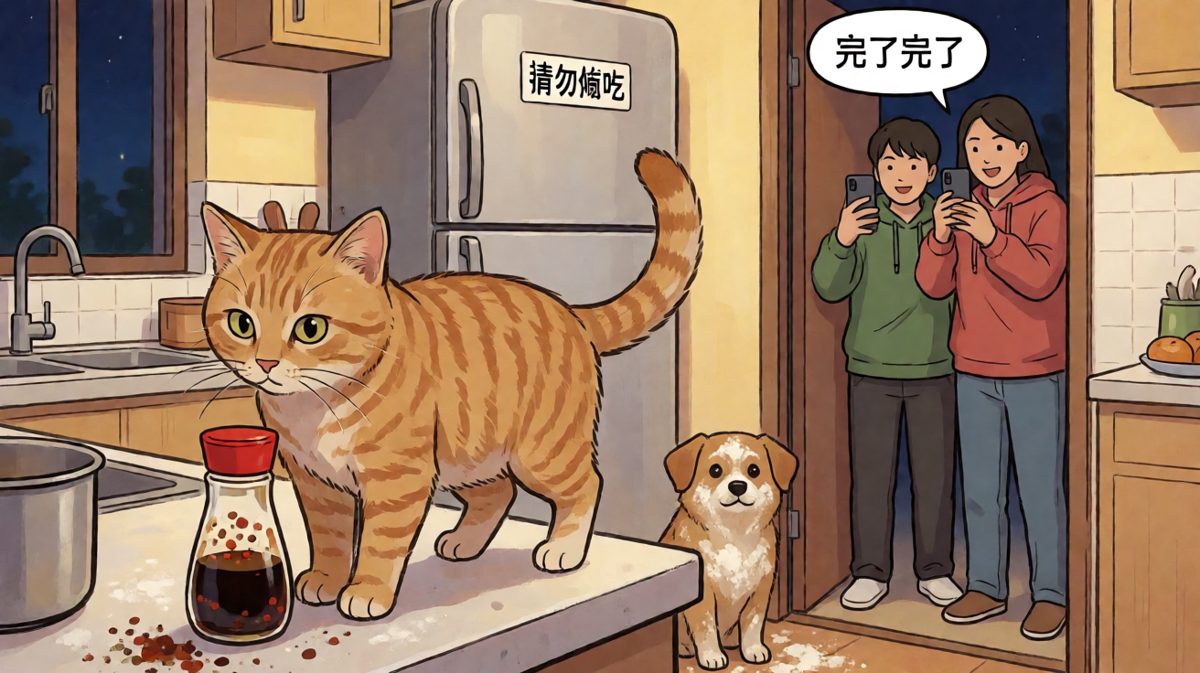 猫：不是我，是狗！狗：？？？