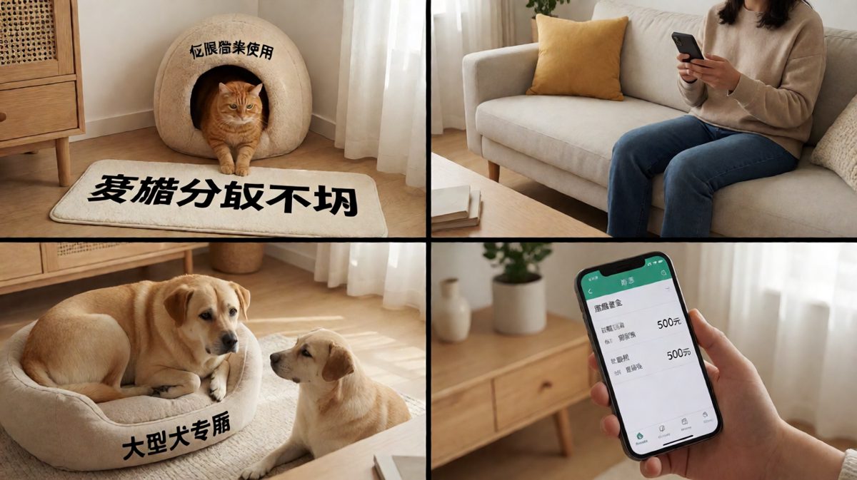 猫：我的窝明明很大啊！（指 stretched 后的窝）