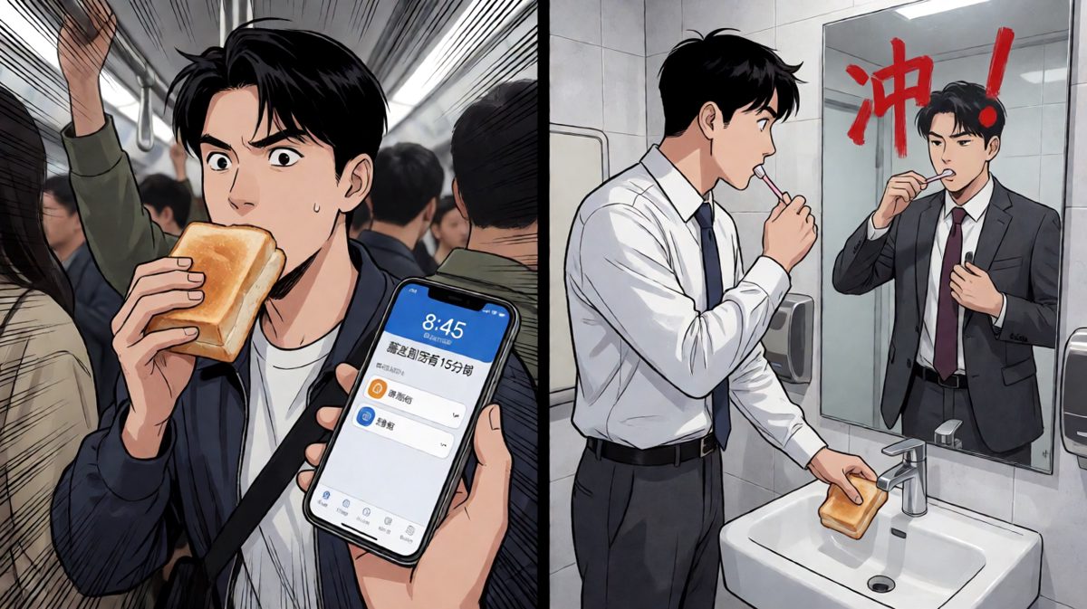 与时间赛跑的早餐冲刺