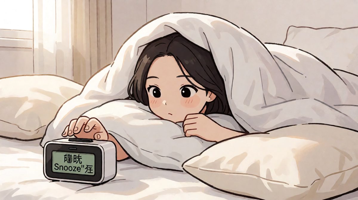 闹钟响了，但再睡五分钟真的没问题！