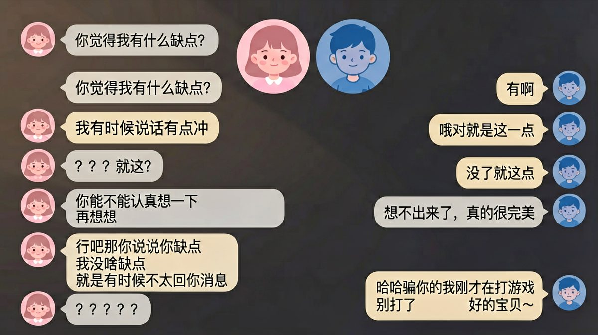 承认自己打游戏不回消息才是坦诚