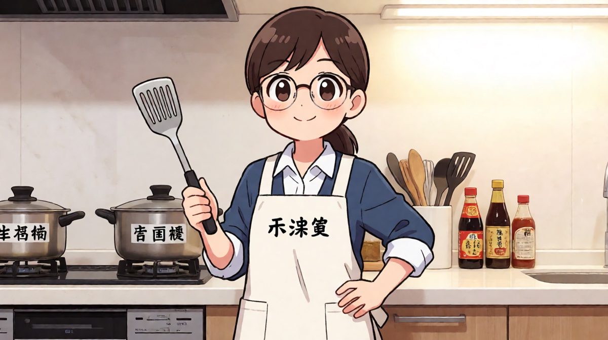 自信的厨师准备大展身手