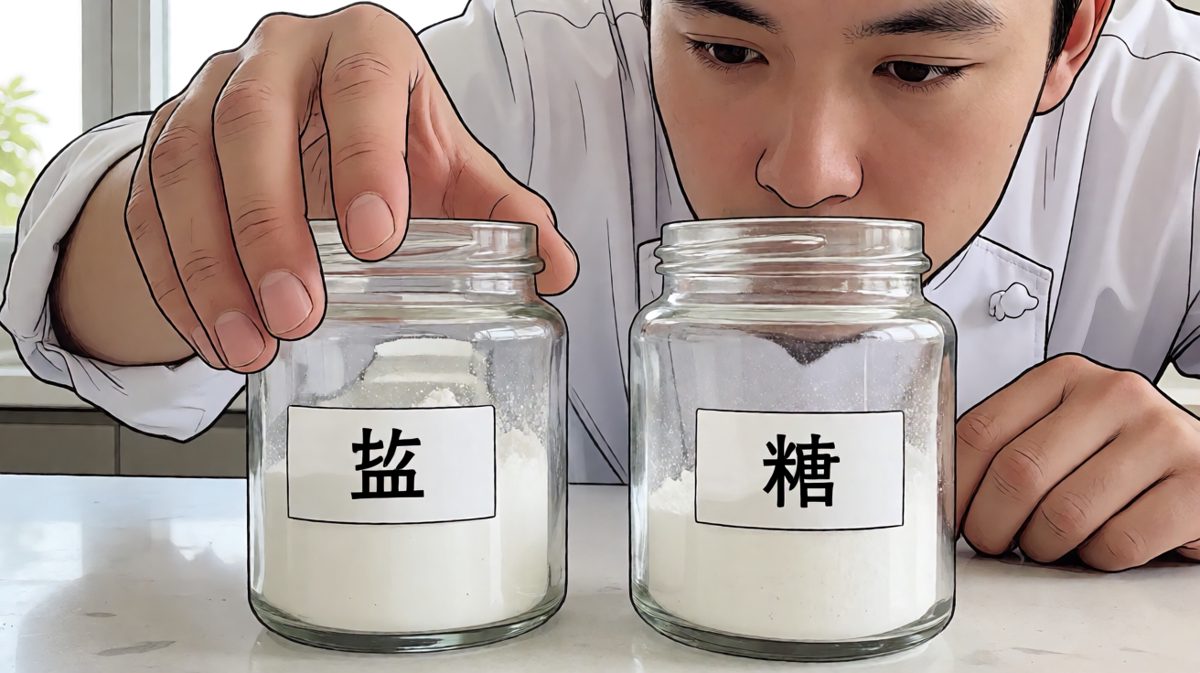 关键一步——拿错了糖罐