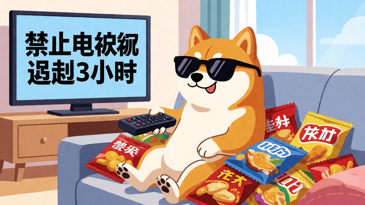 柴犬：这个家我说了算，遥控器归我