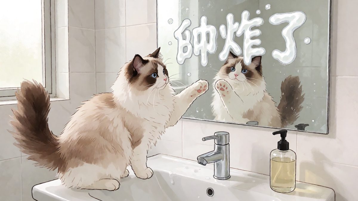 布偶猫：这颜值，谁洗的澡这么有福气