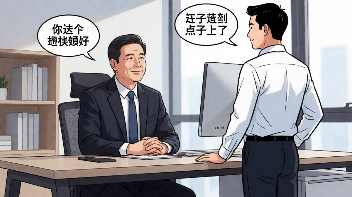 老板：你这个想法很好——员工：终于！