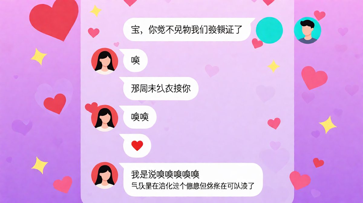 男生求婚翻车现场，女方已读不回但回复了七个嗯