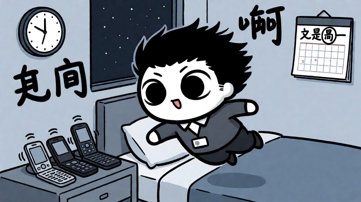 周一早上的我：灵魂已出窍，身体还在床上