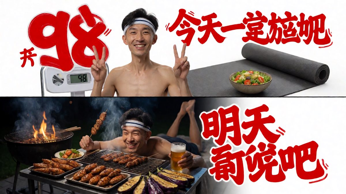我的减肥计划：每天都在明天