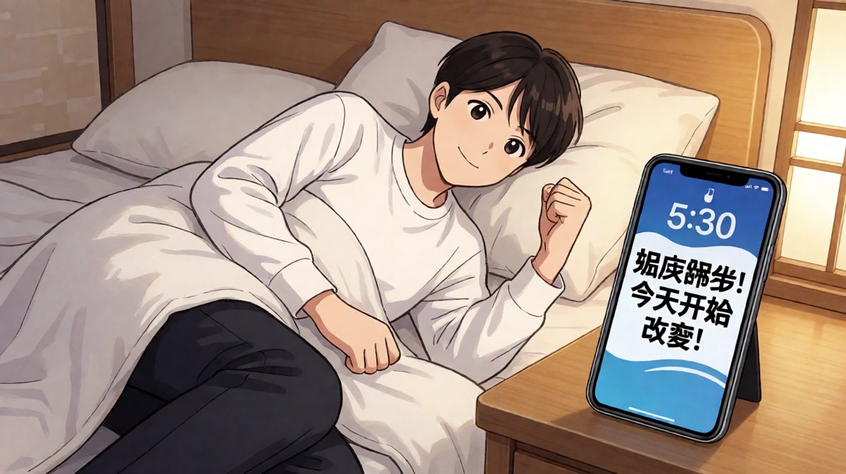 深夜立下Flag：明天5:30起床跑步！