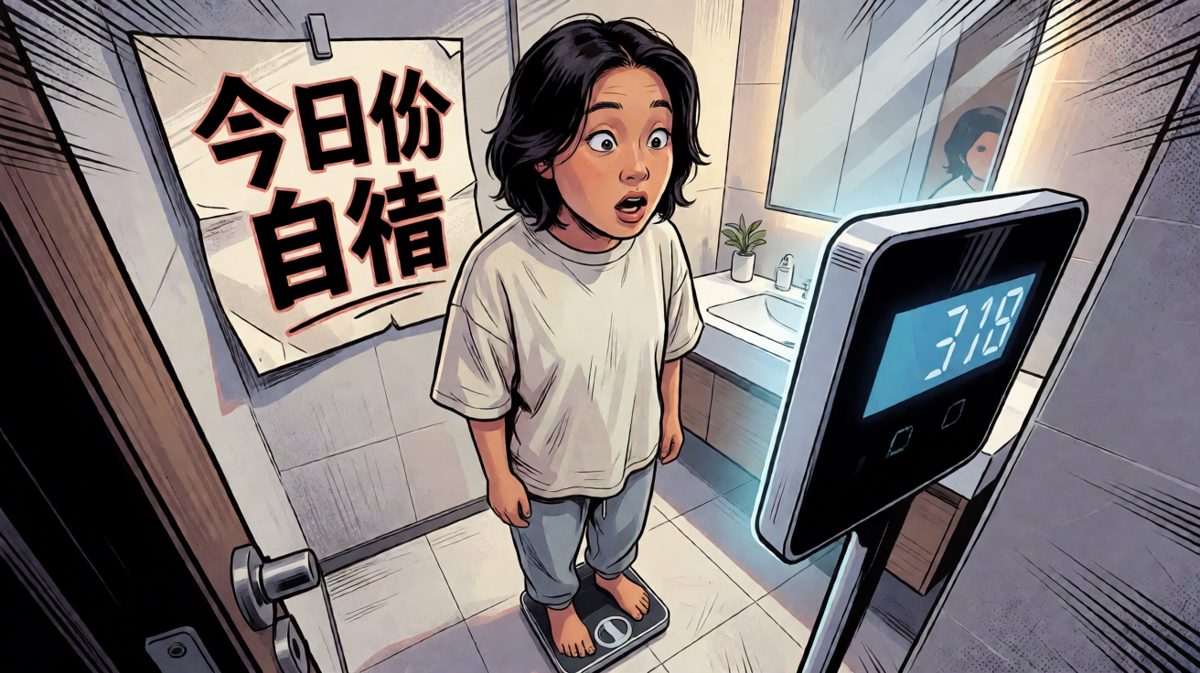 第二天早上：秤说它不认识我