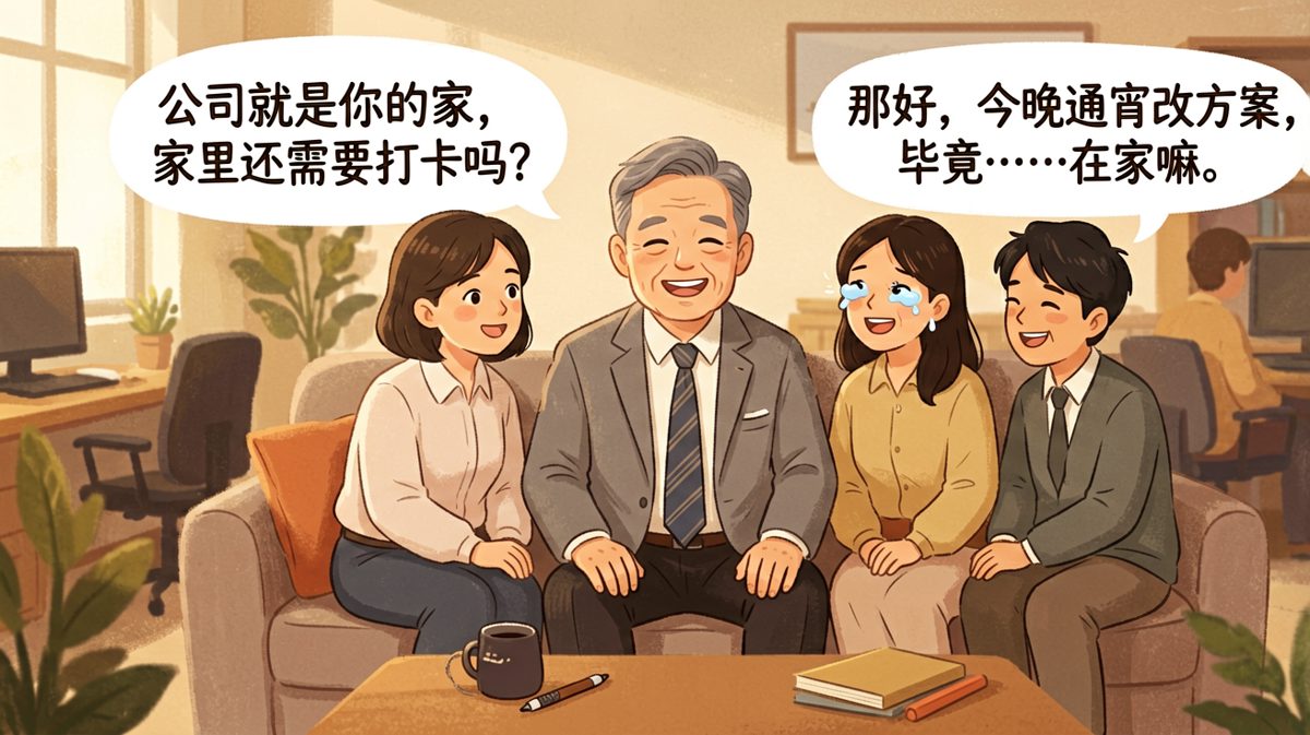 公司就是我的家——所以加班不用给加班费？