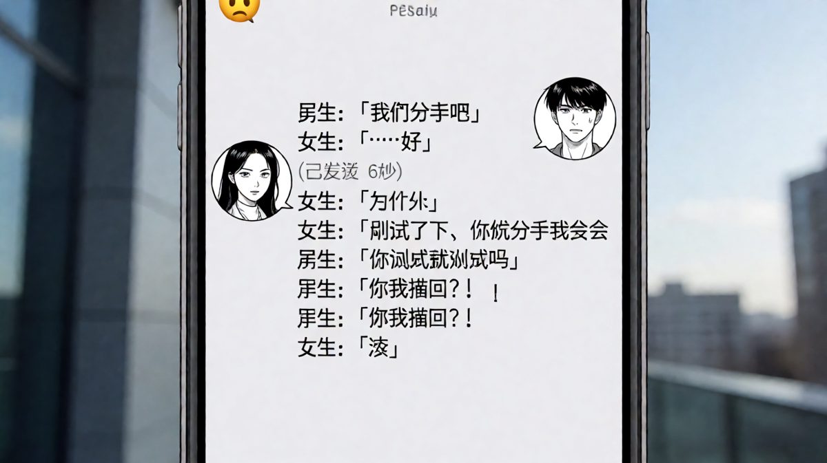 用分手测试感情的代价是滚出对话框
