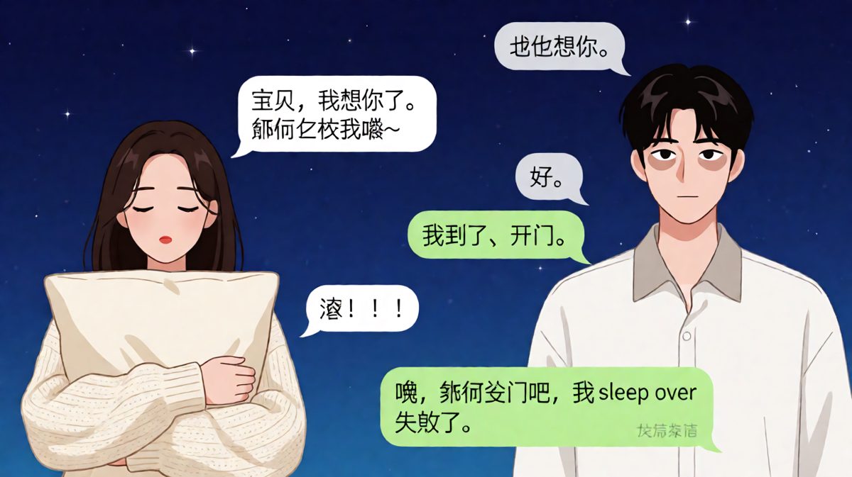 '我来找你了'结果是真·来找你了，女生瞬间清醒。