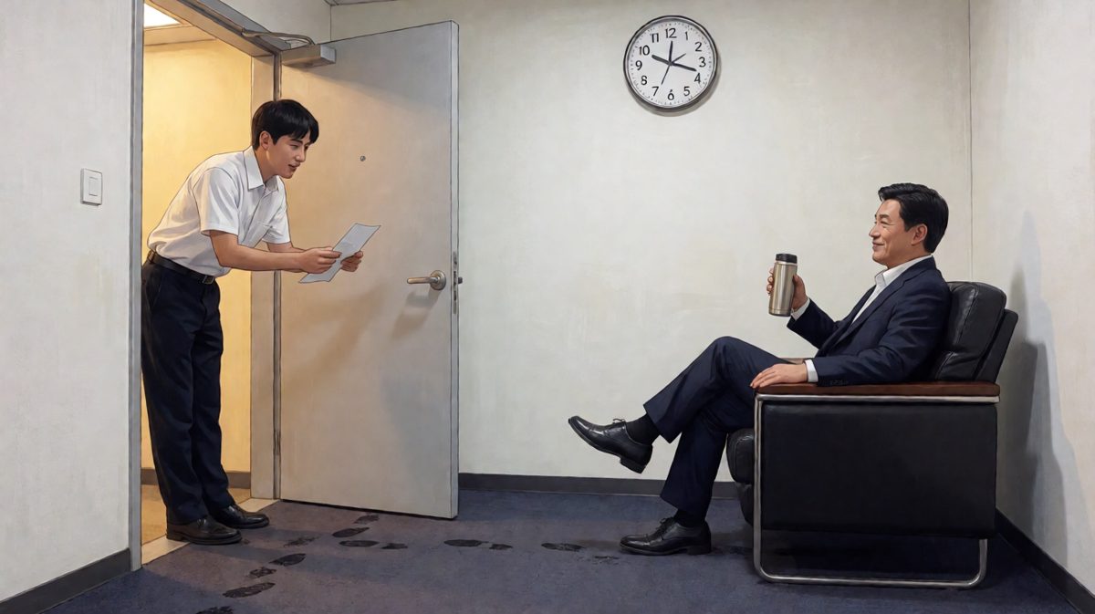 老板说'你进来，我有点事找你'，员工脑补了一万种被裁剧本，结果老板问'能帮我取个快递吗'