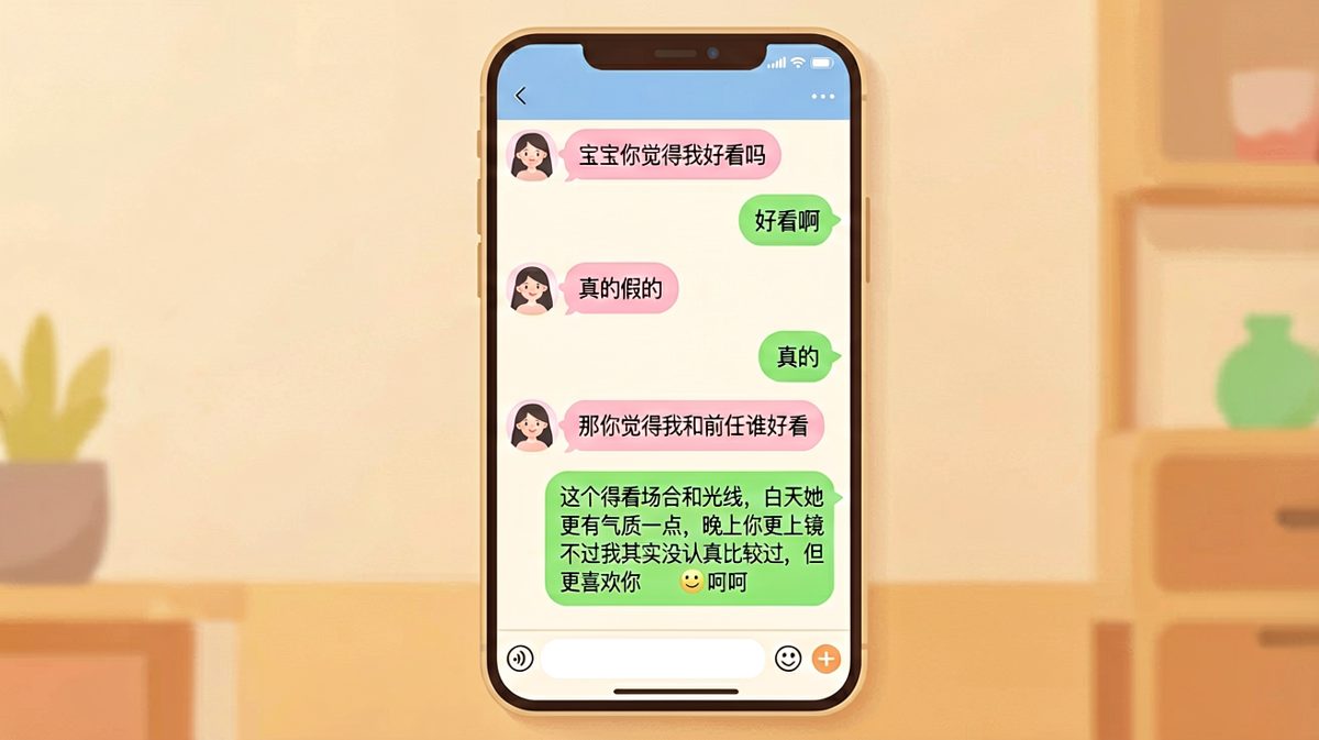 和前任比谁好看，他认真分析了一大通