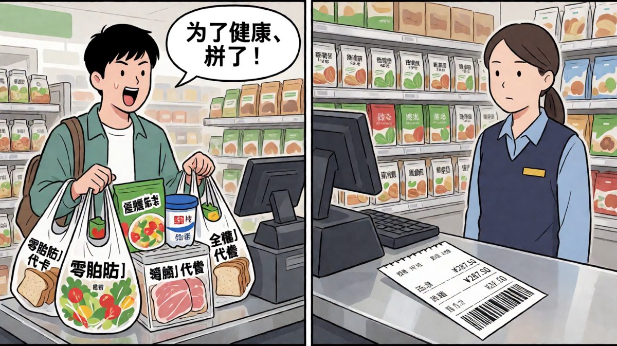 第二天：疯狂采购健康食品，投资巨大
