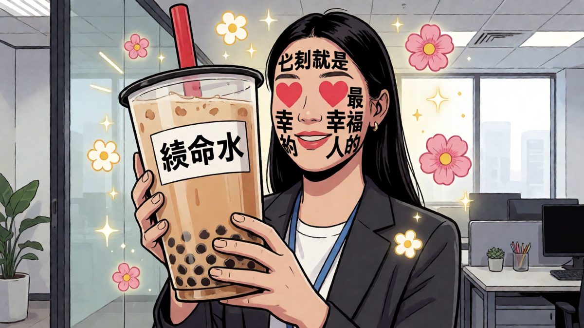 奶茶一到，浑身是劲