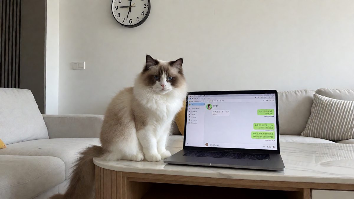 深夜社交恐惧症的猫猫：已读不回是我的保护色