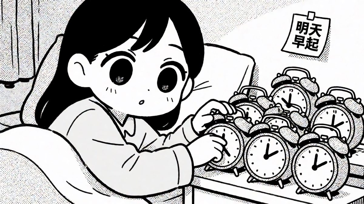 第一格：今晚我要征服早起