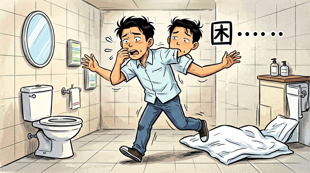 每一步都是与睡意的斗争