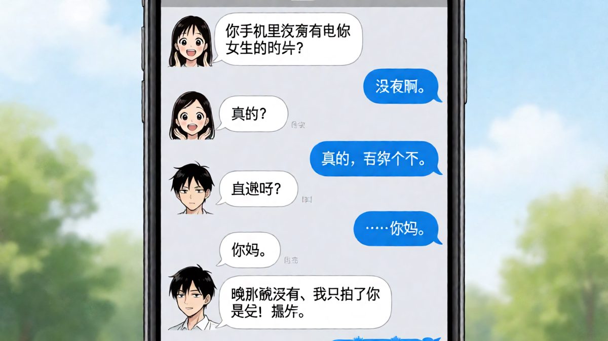 图3：手机里唯一的女生照片？居然是你妈！
