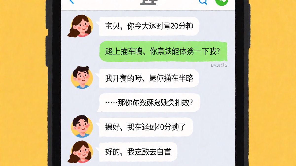 开车送迟到的男友，最后迟到翻倍
